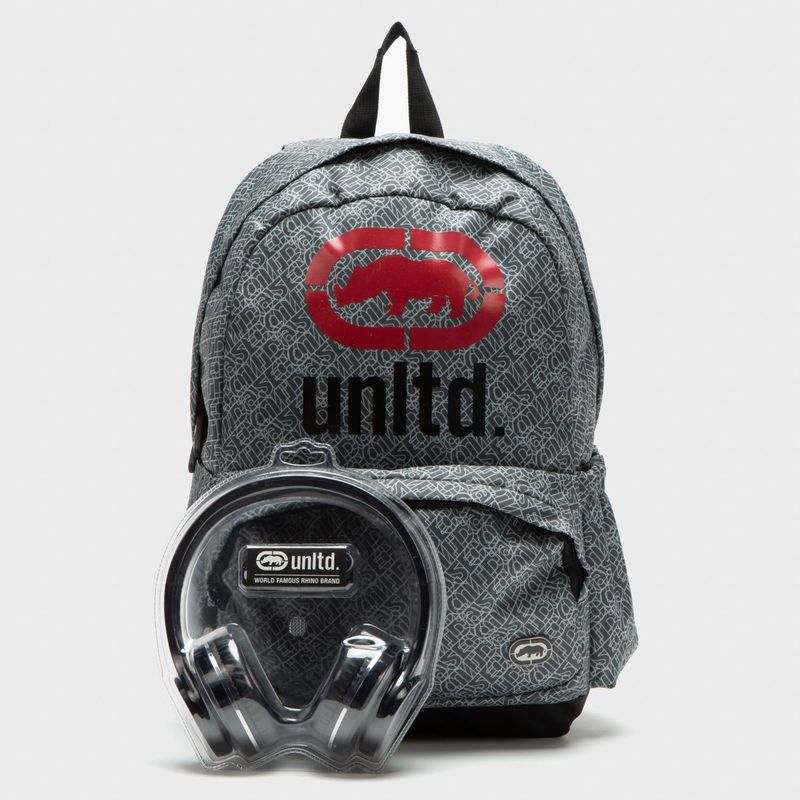 ECKO - Pack Mochila Escolar Juvenil + Audifonos Ecko