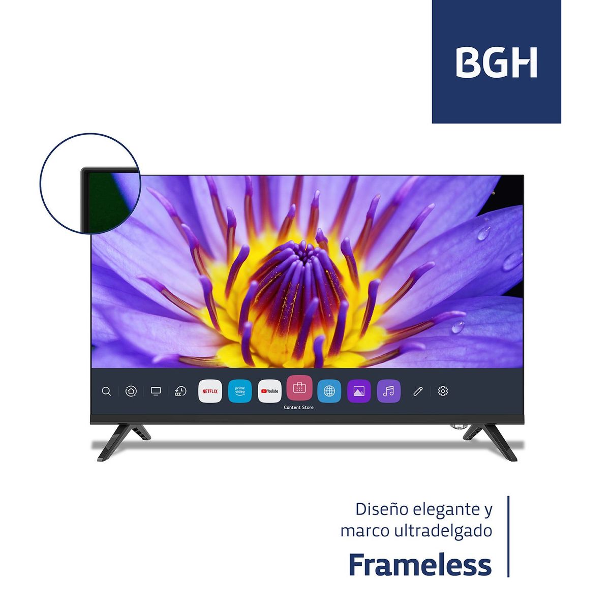 BGH - Smart TV 32'' BGH WebOS HD B3221K5XWIC