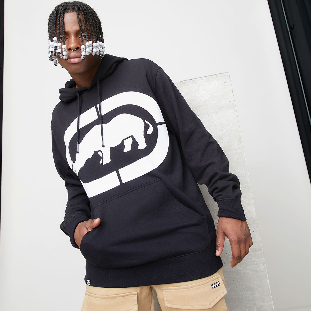 ECKO - Polera Con Hoodie Hombre Ecko