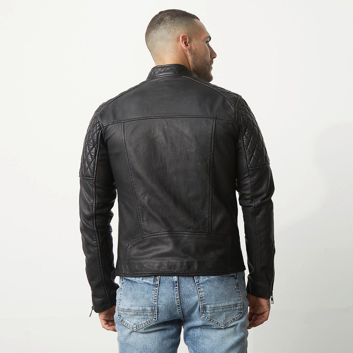 MOSSIMO - Casaca Cuero Hombre Mossimo