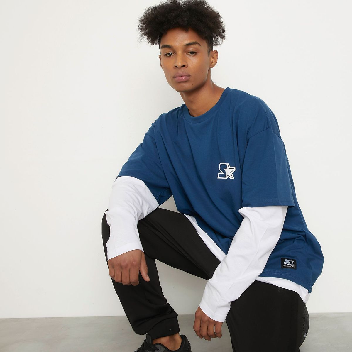 STARTER - Polo Oversize Manga Larga Hombre Starter