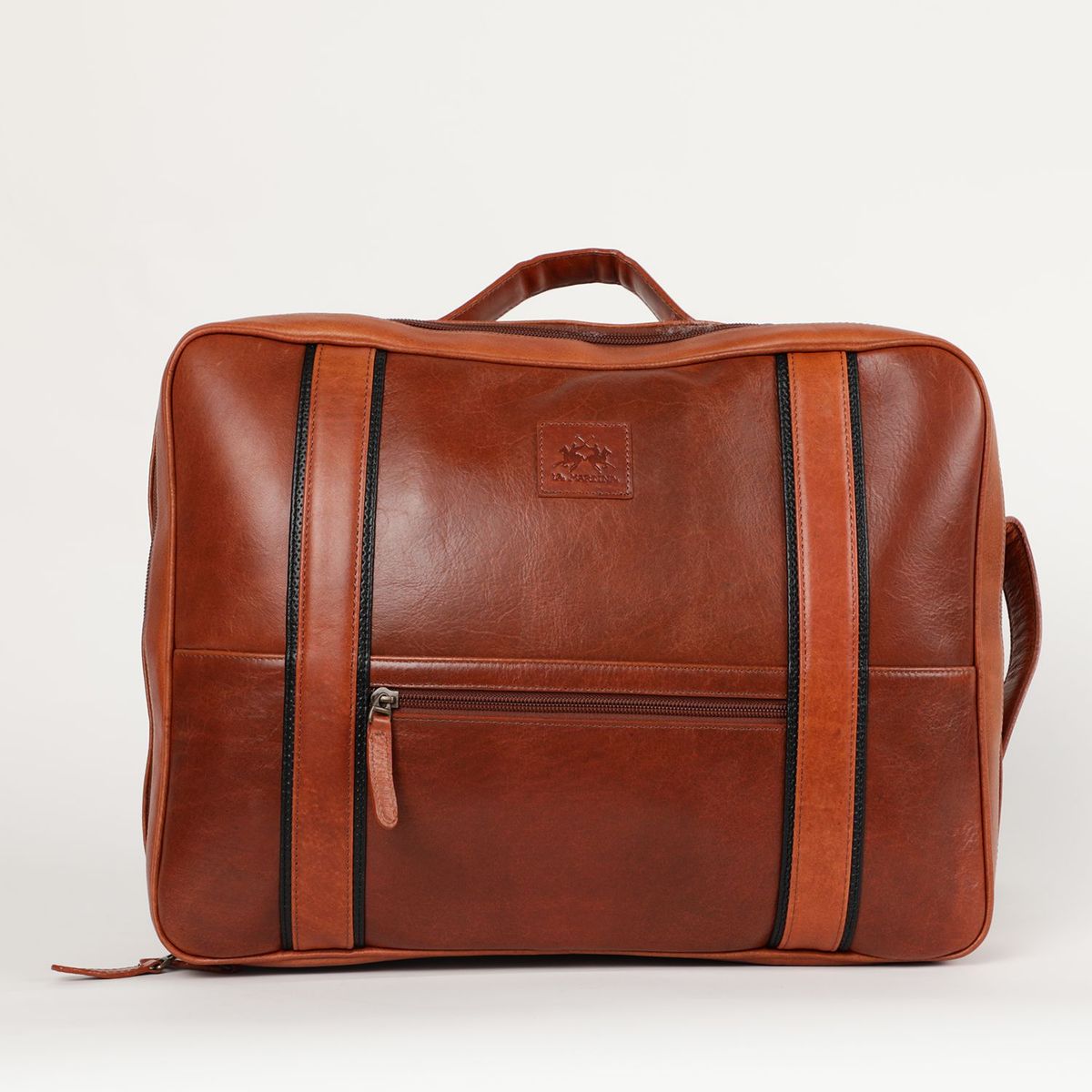 LA MARTINA - Maletin 100% Cuero Hombre La Martina