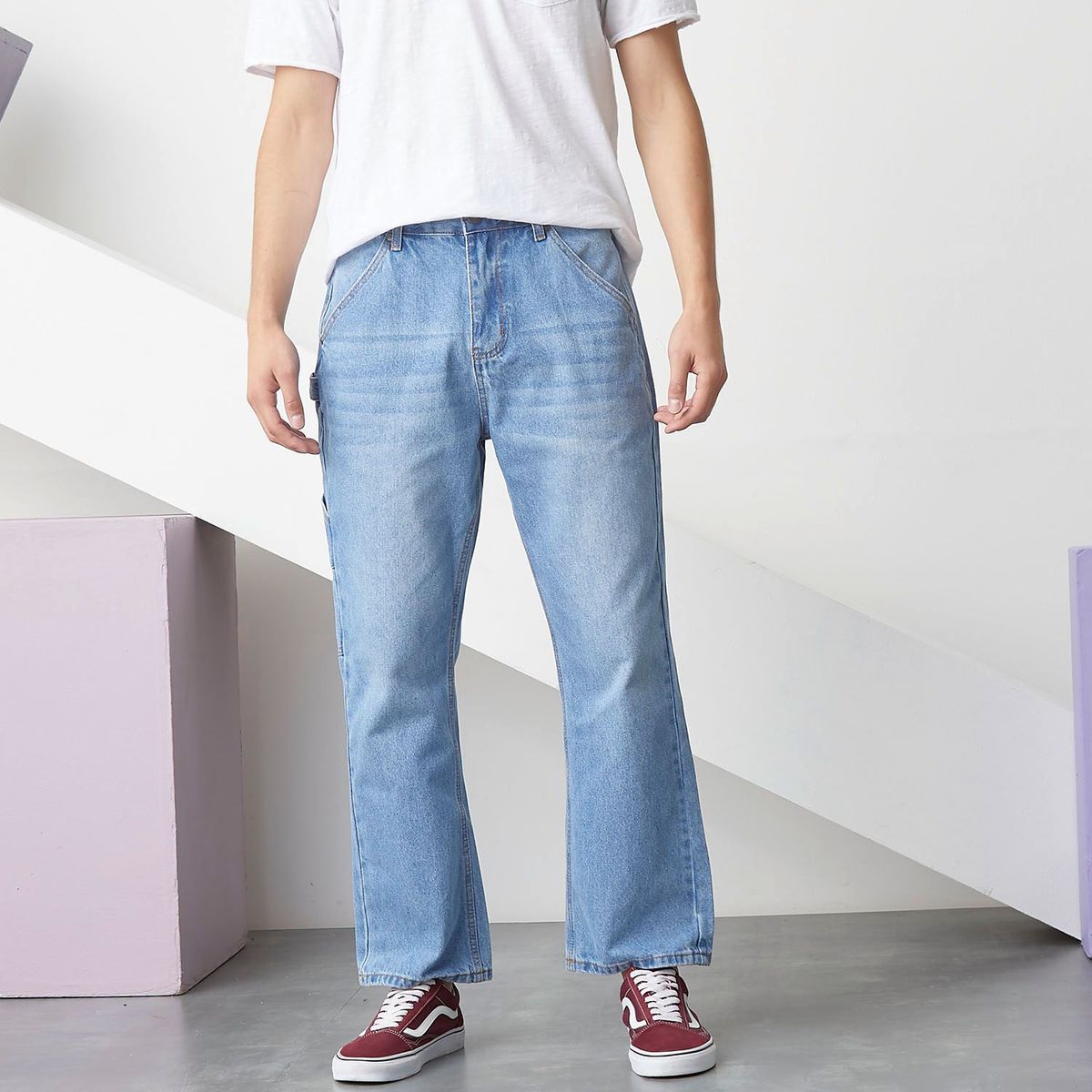 BEARCLIFF - Pantalón Jean Carpenter Hombre Bearcliff