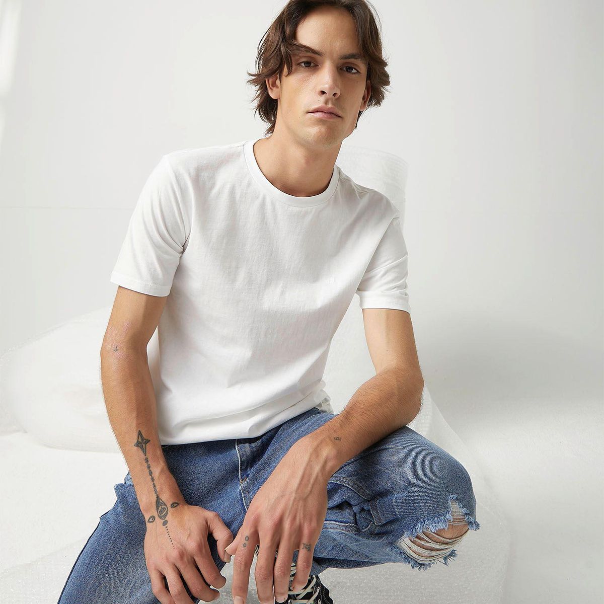 DENIMLAB - Polo Denimlab Manga Corta Algodón Hombre Estilo Casual