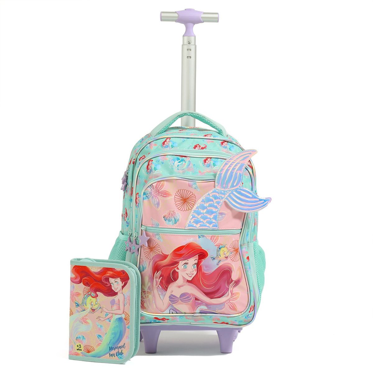 PRINCESS - Set Mochila Escolar Infantil + Cartuchera + Utiles Escolares Princesas