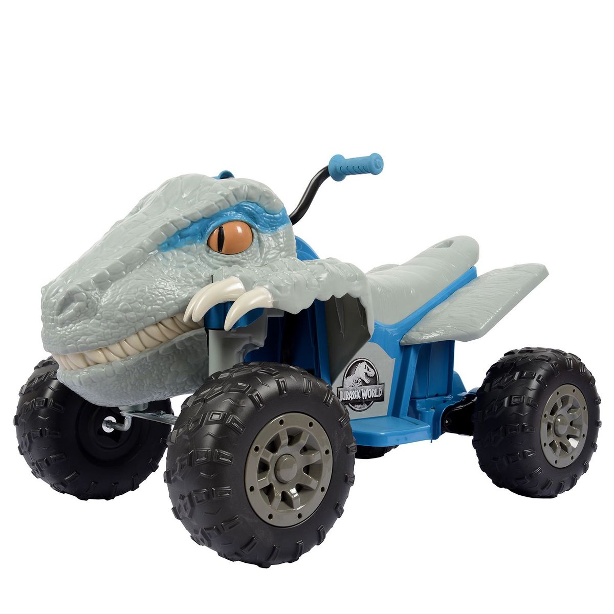 JURASSIC WORLD - Cuatrimoto a Batería para Niños Dinosaurio Jurassic World 12V