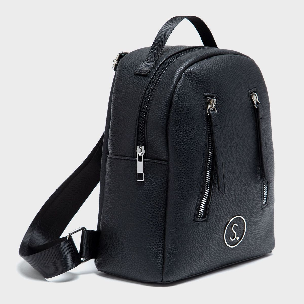 STEFANO COCCI - Mochila Mujer Doble Zipper Frontal Stefano Cocci