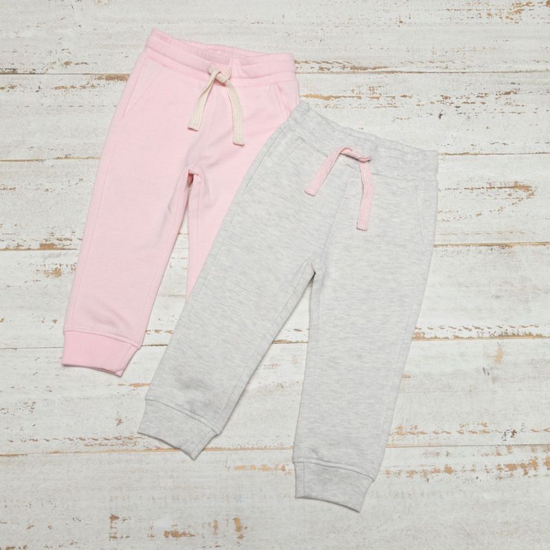 YAMP - Pantalón Buzo Bebé Niña Pack X2 Algodón Yamp