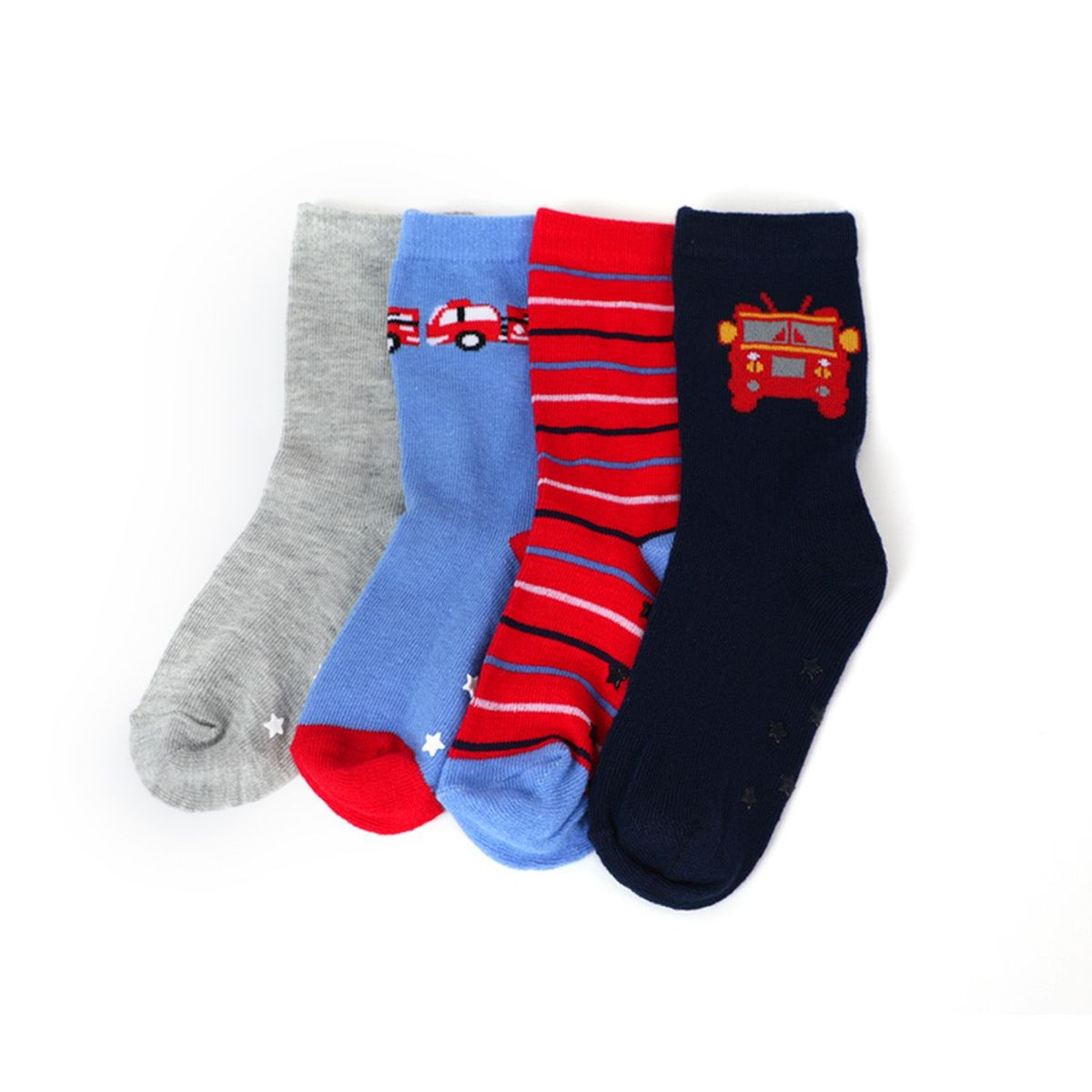 YAMP - Medias Antideslizantes Niño Pack x4 Algodón Yamp