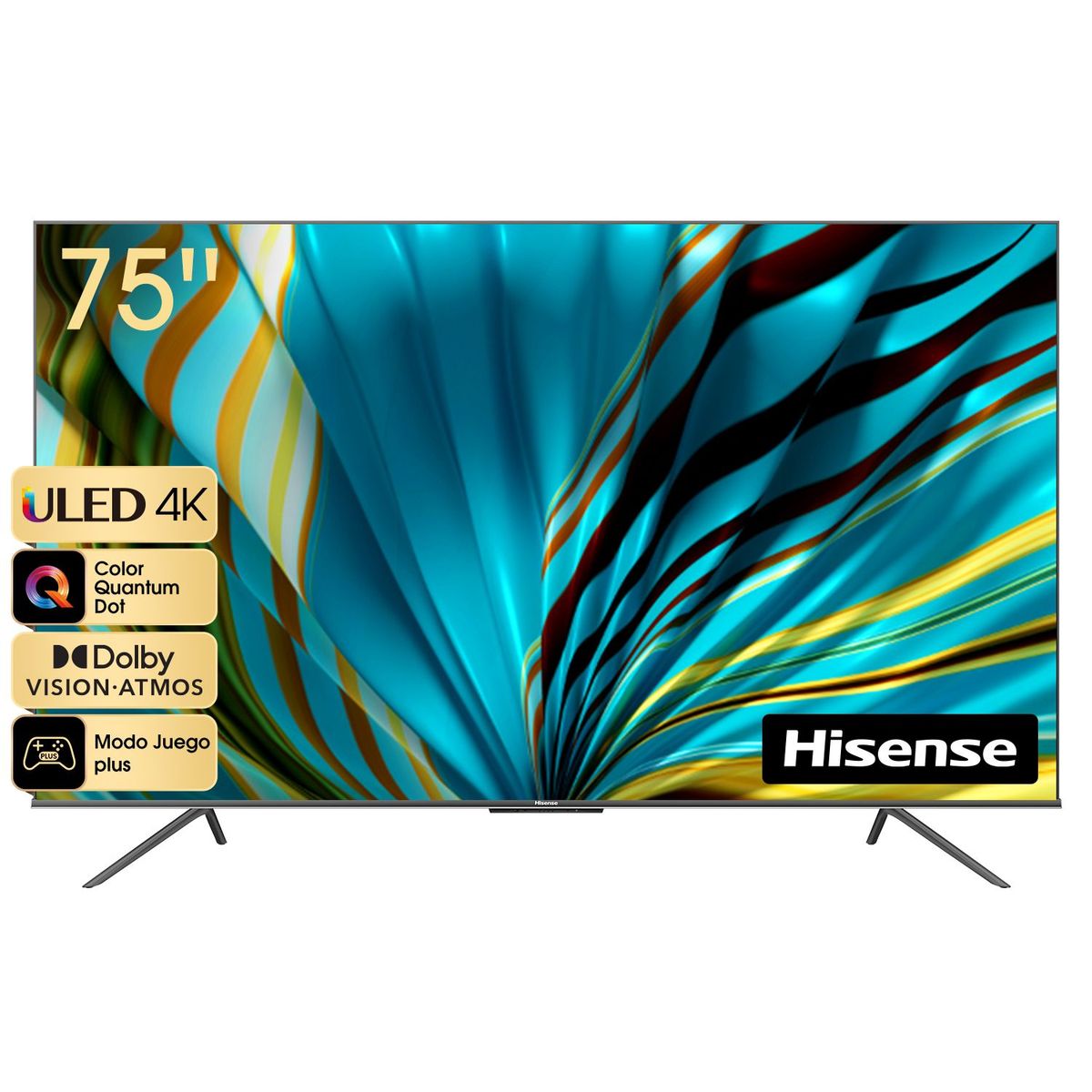 HISENSE - Tv Uled Serie 6 Quantum Dot 4k 75" Google Tv 75u60h Hisense