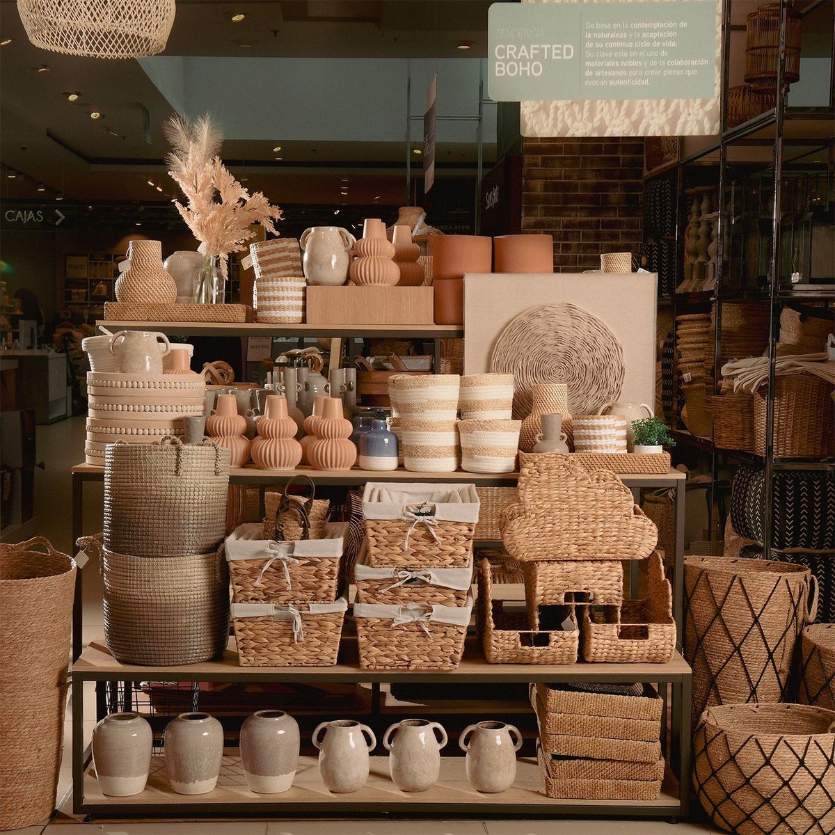 BASEMENT HOME - Maceta con Plato Beige 15x13cm