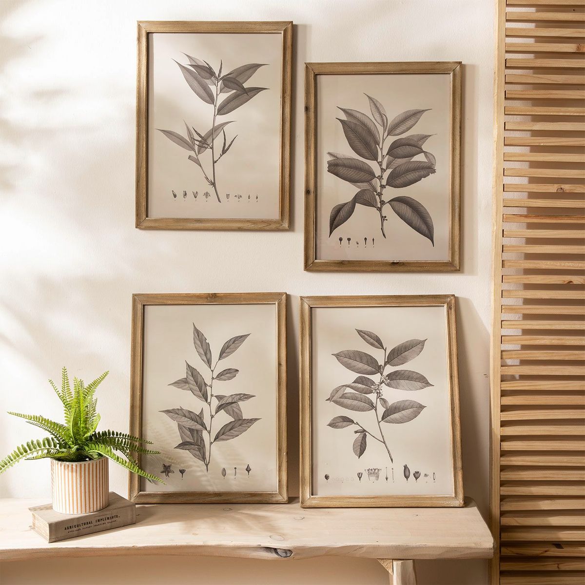 BASEMENT HOME - Set 2 Cuadros Flor- 40X1.7X53 Cm Basement Home