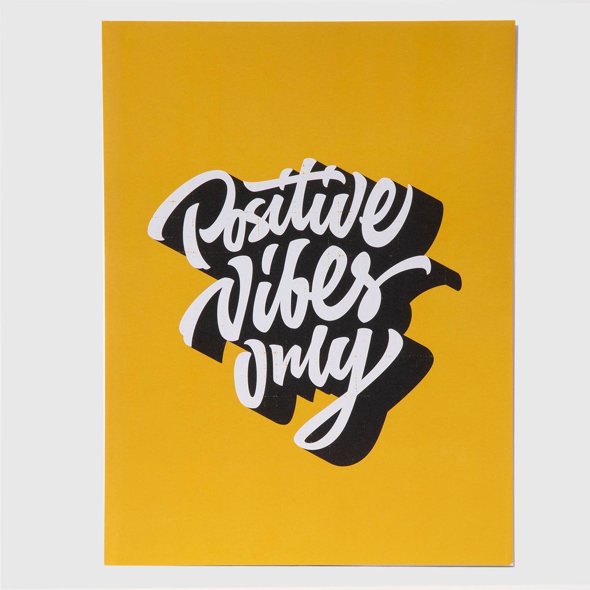 BASEMENT HOME - Poster Decorativa Positive Vibes Only 30x40cm 