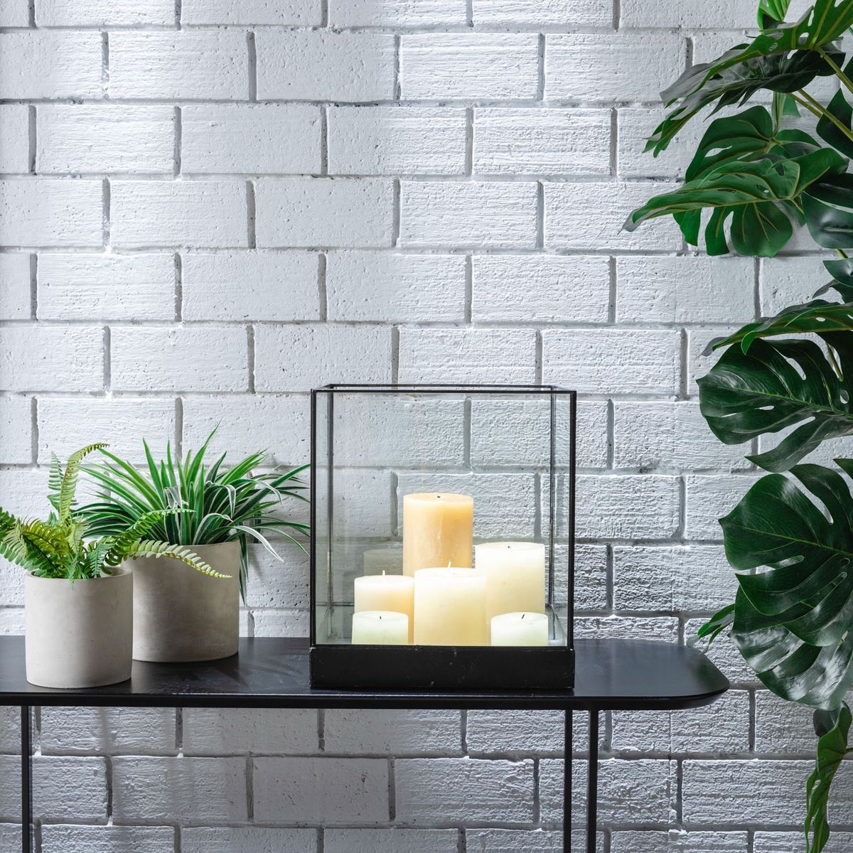 BASEMENT HOME - Farol Caja Metal 35cm