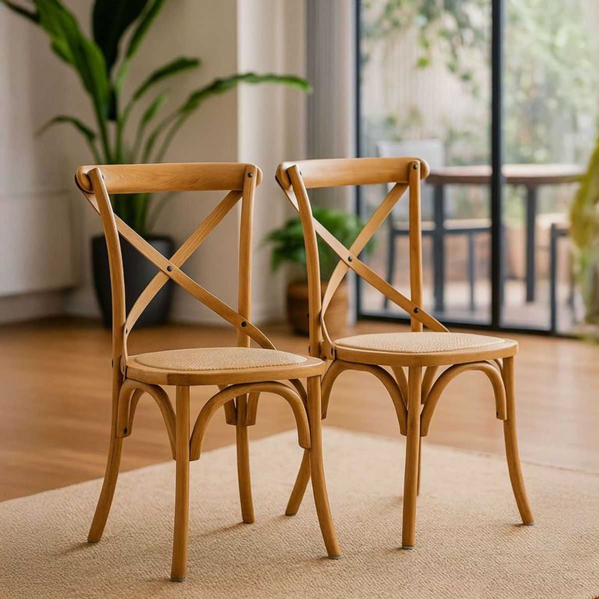 ROBERTA ALLEN - Set x2 Sillas de Comedor Dominga