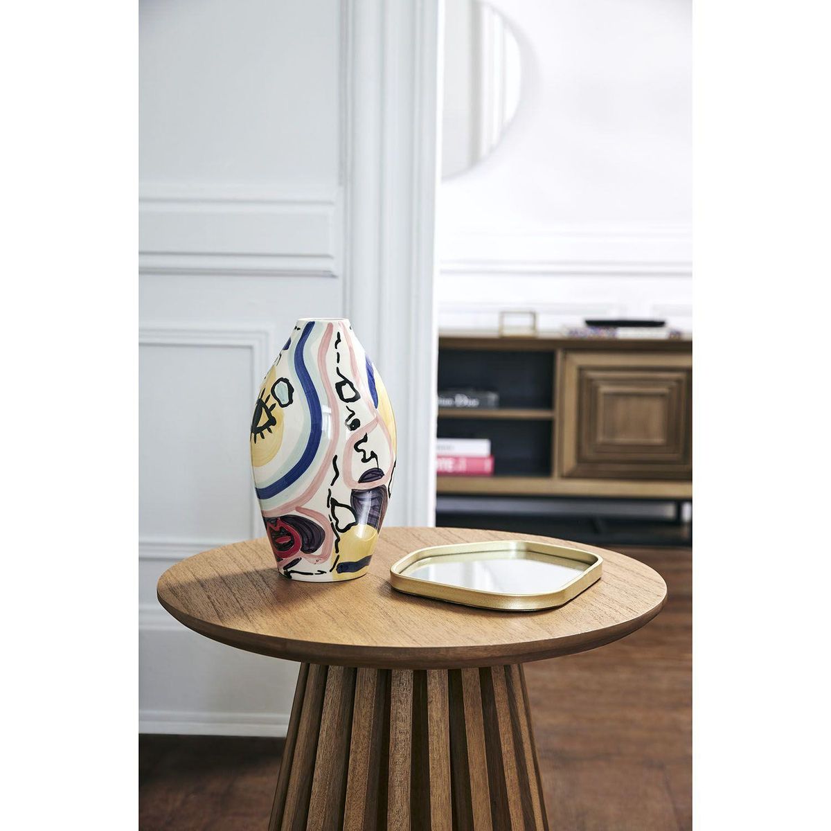 BASEMENT HOME - Mesa Lateral Adrick De Madera