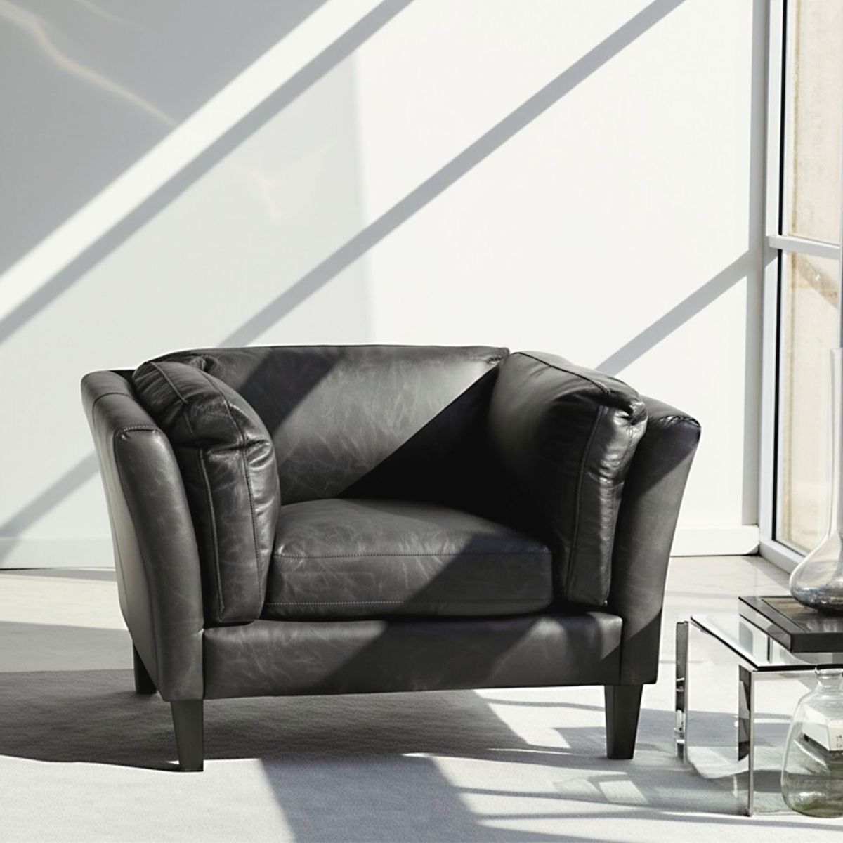 BASEMENT HOME - Sofá Borg 1 Cuerpo de Cuero