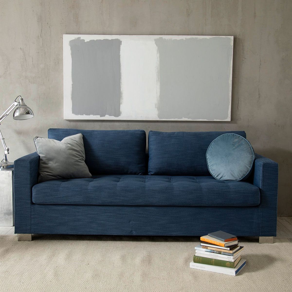 MICA - Sofá Cama Estrada 3 Cuerpos con Colchón 2 Plz