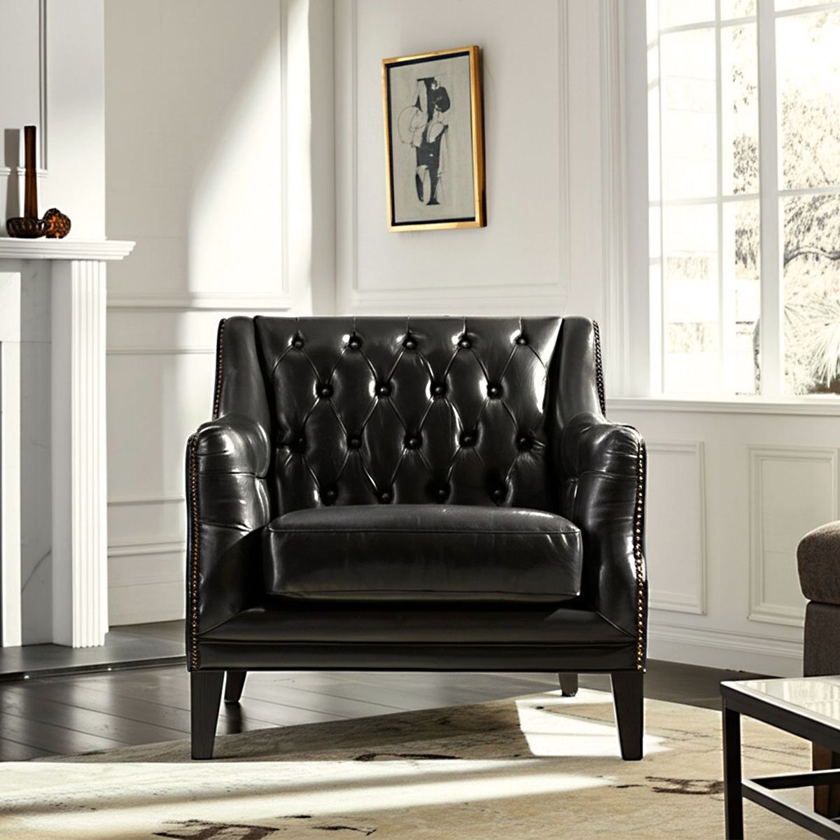 BASEMENT HOME - Sofá Scotland 1 Cuerpo Cuero Reconstituido