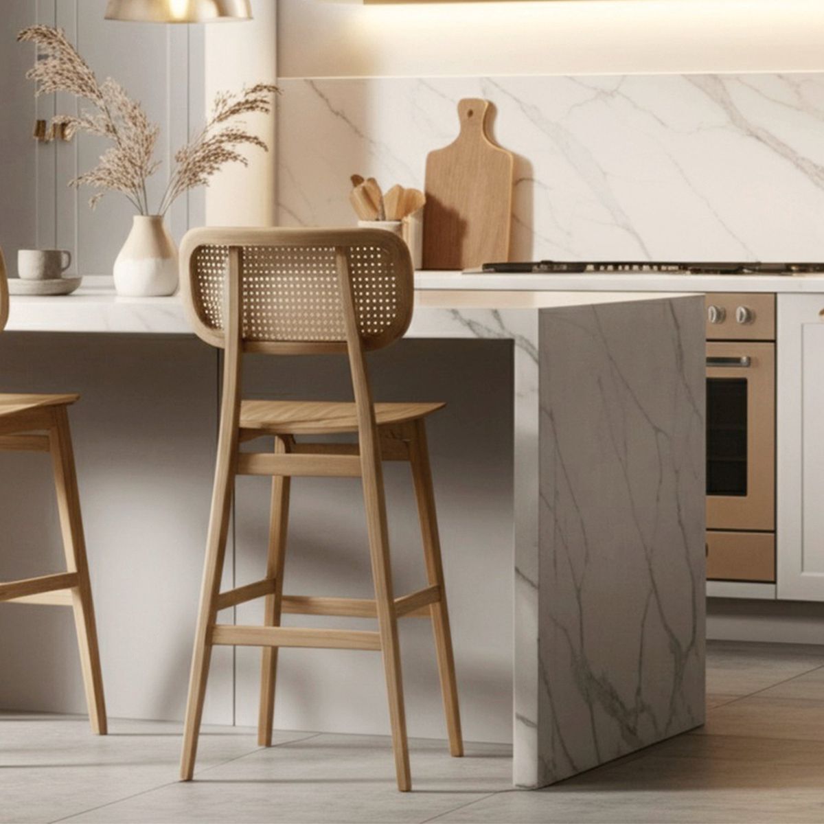 BASEMENT HOME - Banco de Bar Iñaki con Respaldar