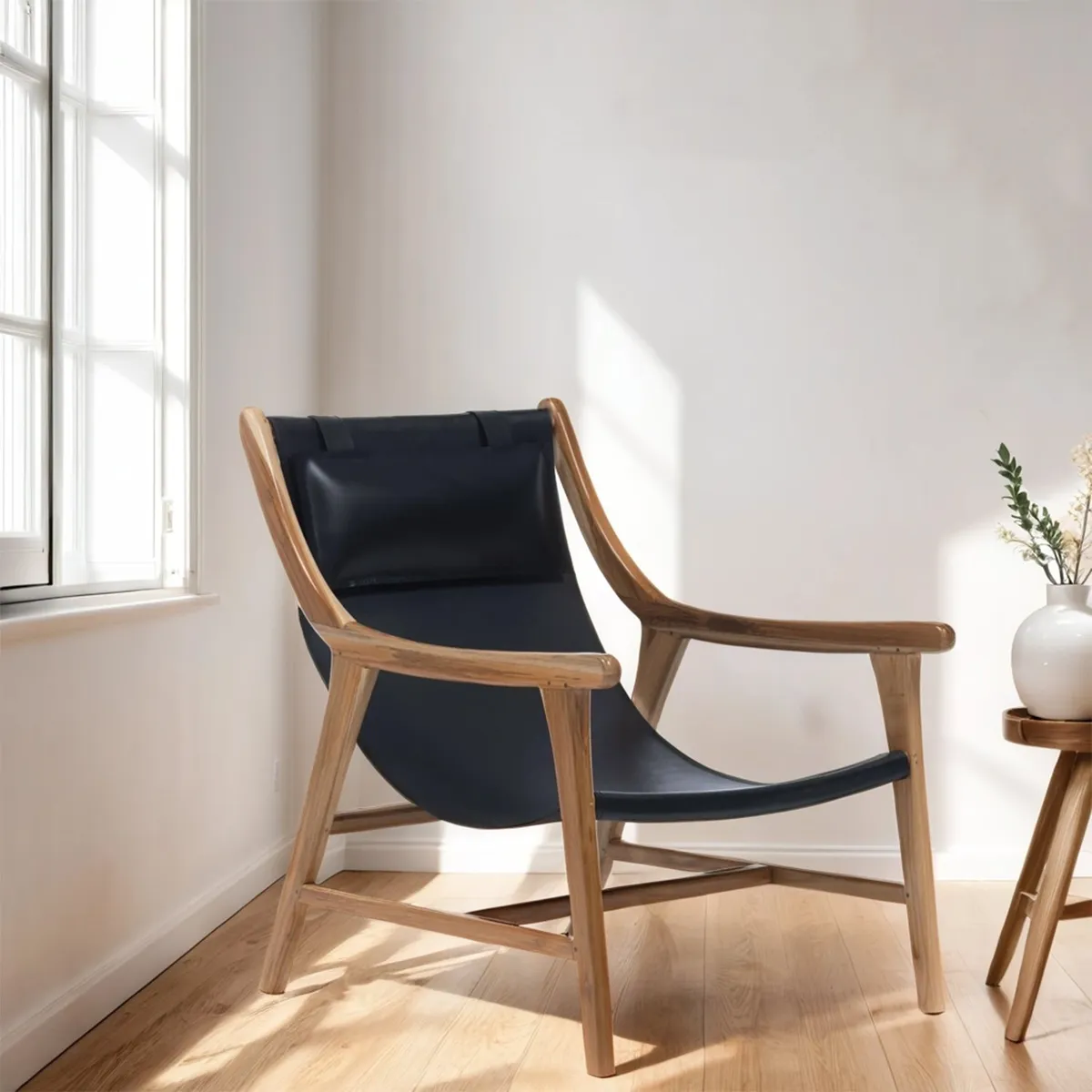 BASEMENT HOME - Butaca New Safari De Cuero 1 Cuerpo