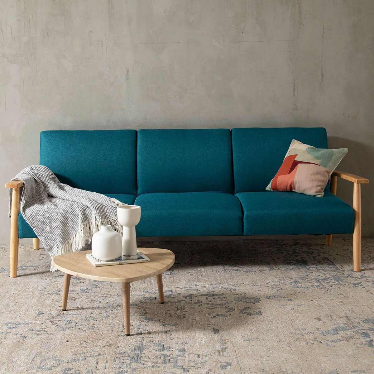 MICA - Sofá Cama Futón Popelli 3 Cuerpos 1.5 Plz