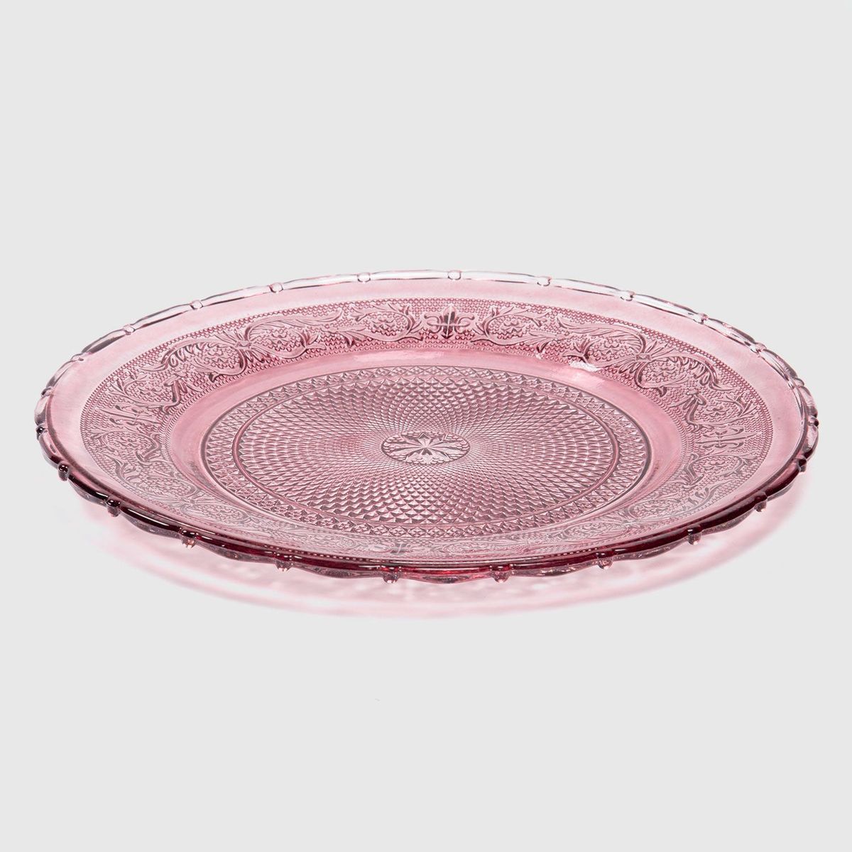 ROBERTA ALLEN - Plato de Sitio Labrado Rosa 30 Cm