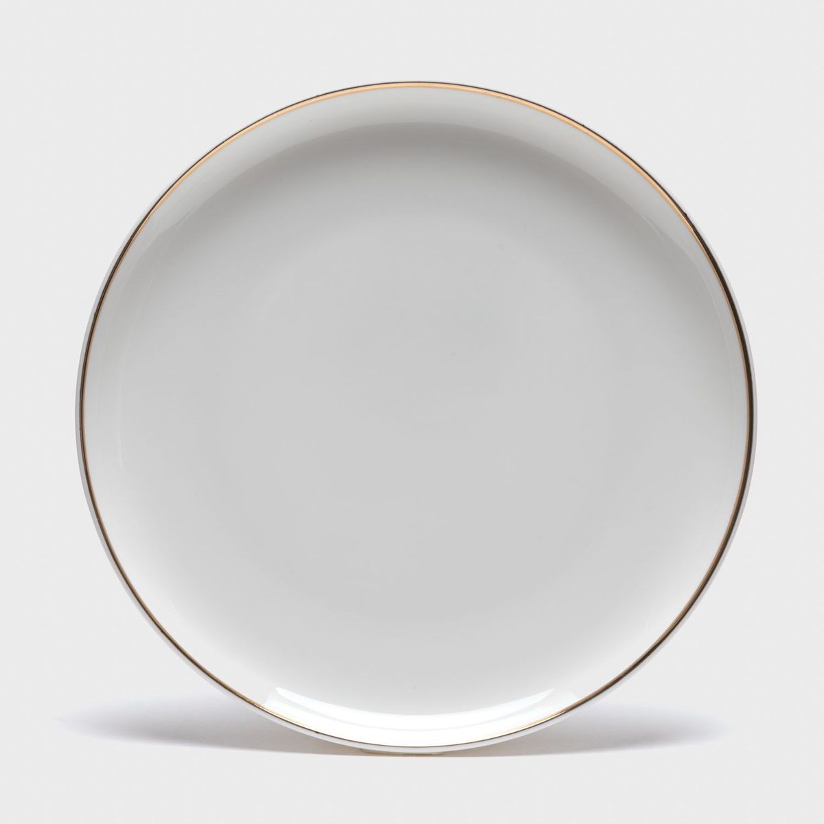 FLORENCIA - Plato de Pan Porcelana 17 cm Borde Dorado