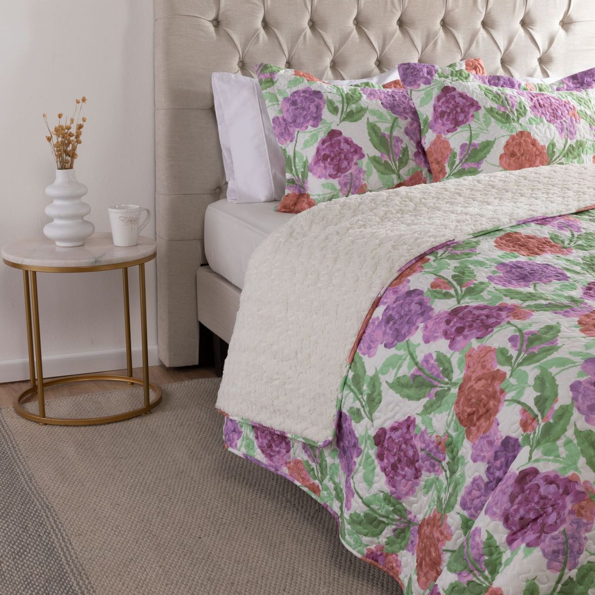 ROBERTA ALLEN - Cubrecama Viña con Sherpa Roberta Allen