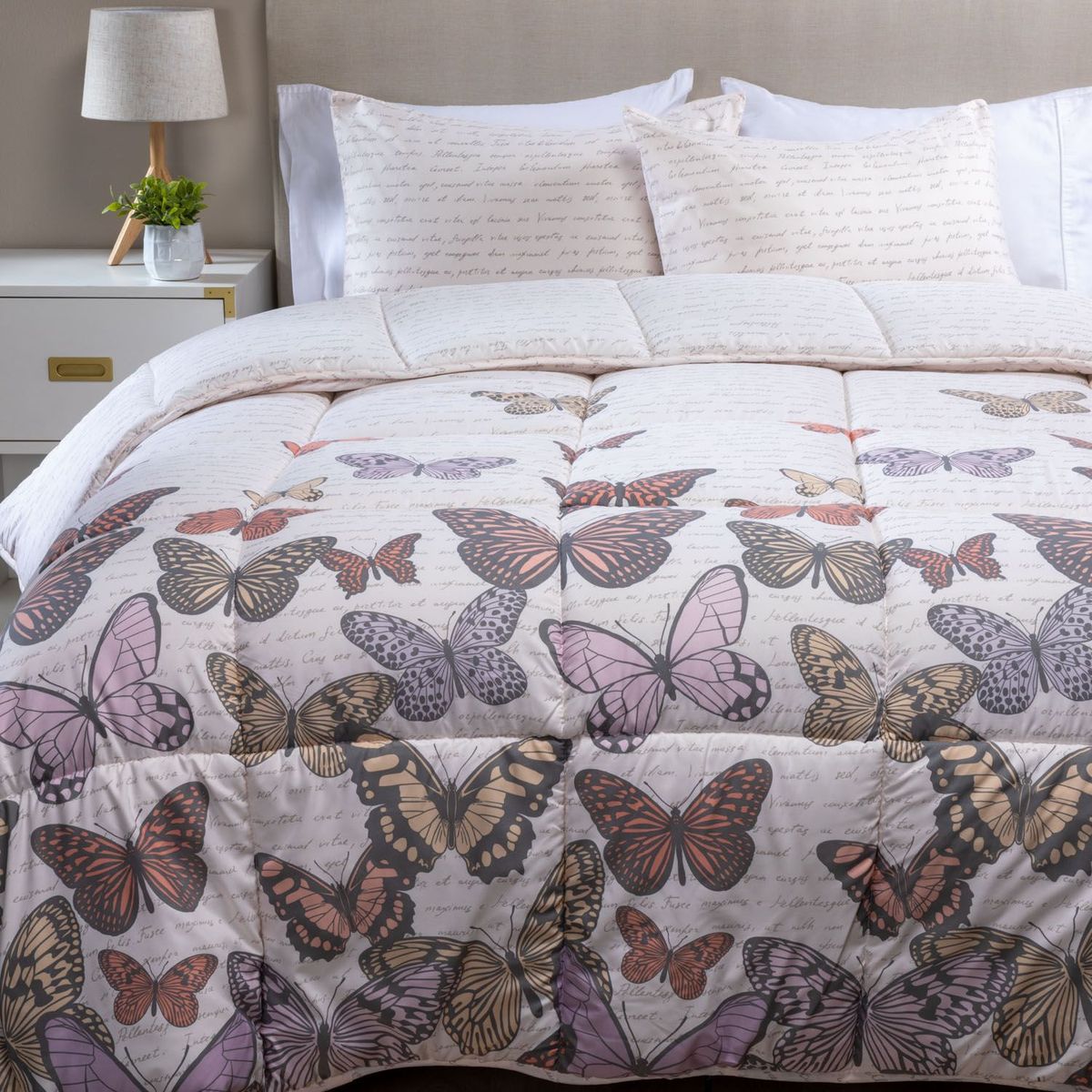 MICA - Edredón Estampado Cuadros Mica