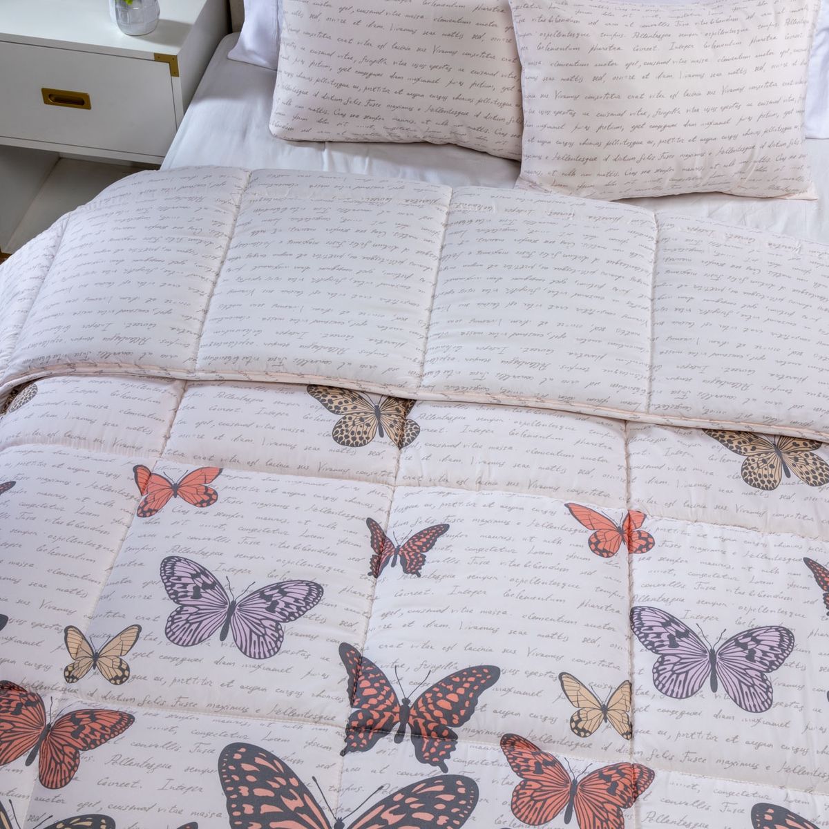 MICA - Edredón Estampado Cuadros Mica