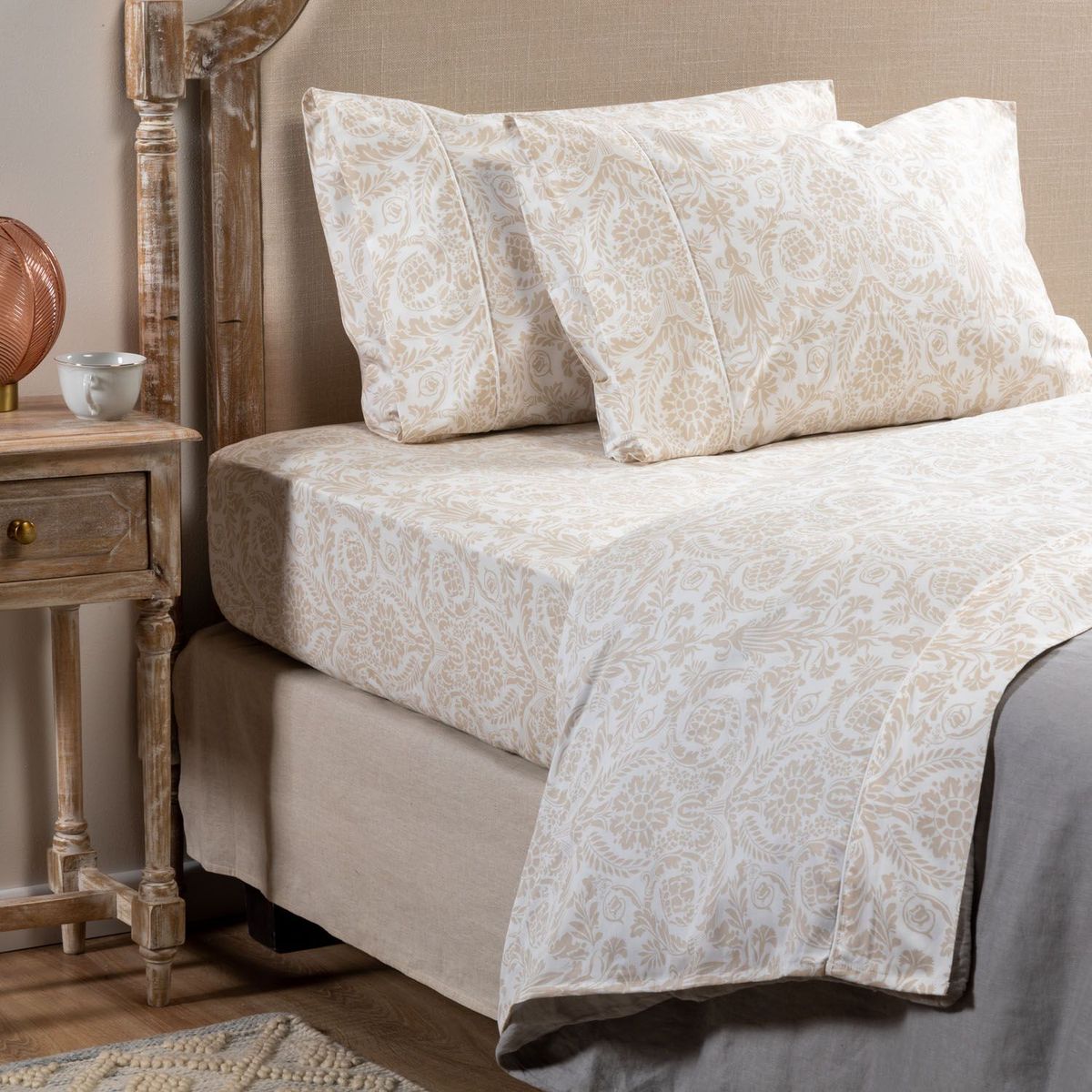 ROBERTA ALLEN - Juego de Sábanas 100% Algodón 300 Hilos Roberta Allen