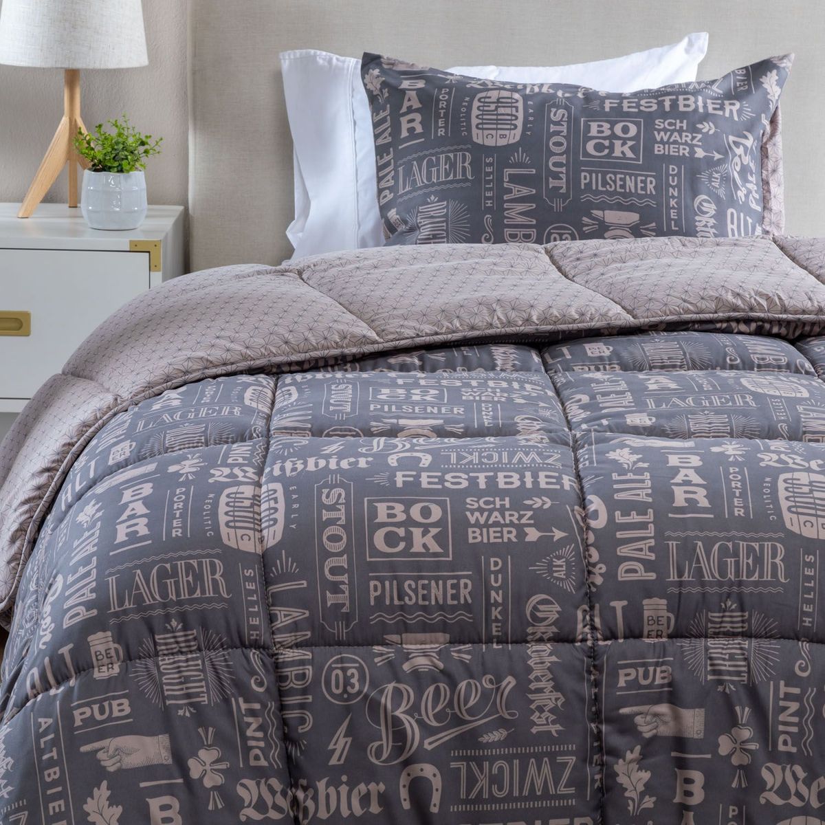 MICA - Edredón Estampado Beer Mica