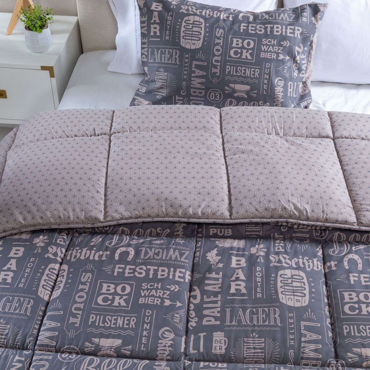 MICA - Edredón Estampado Beer Mica