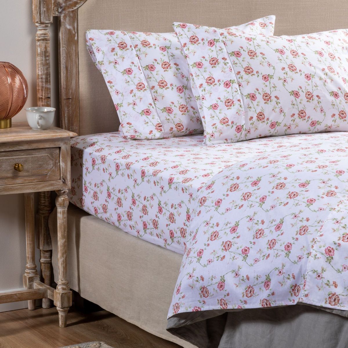 ROBERTA ALLEN - Juego de Sábanas 100% Algodón 180 Hilos Roberta Allen