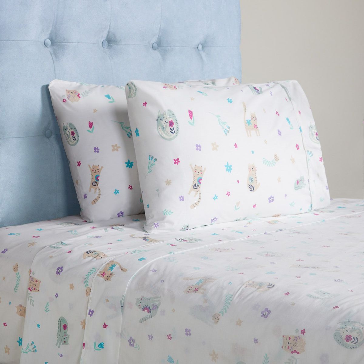 MICA KIDS - Sábana Gatos Mica Kids