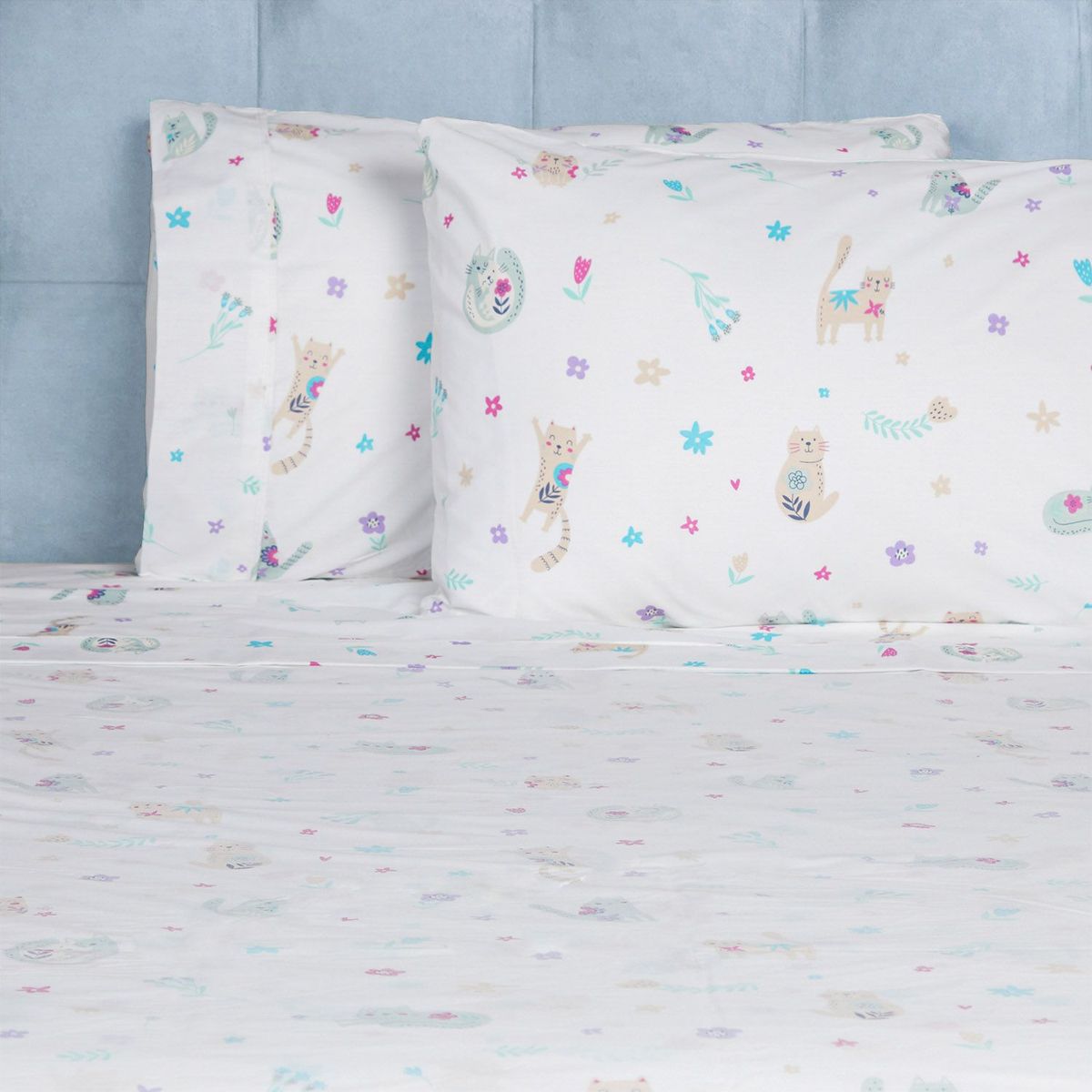 MICA KIDS - Sábana Gatos Mica Kids