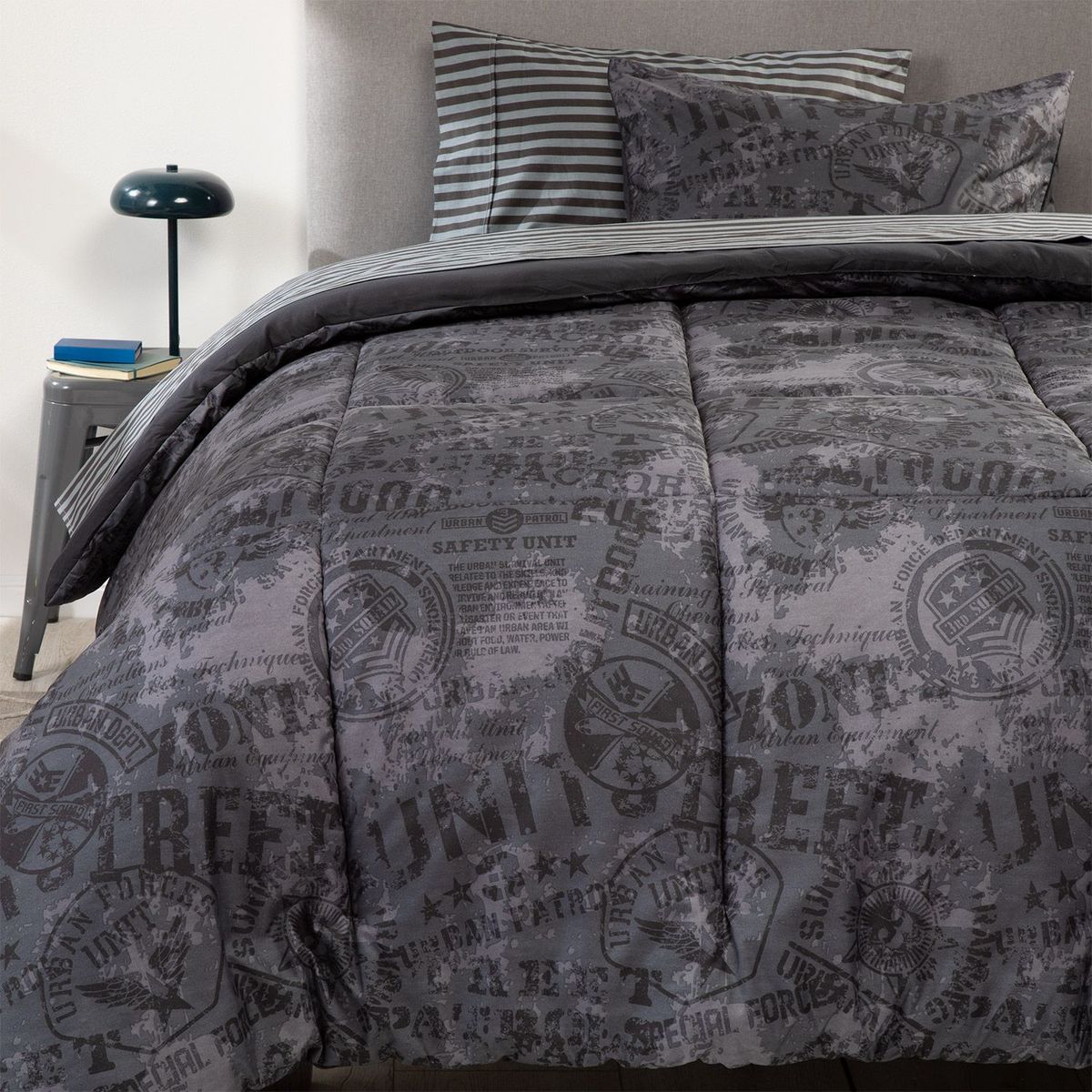 MICA - Edredón + Juego de Sábanas Moto Mica