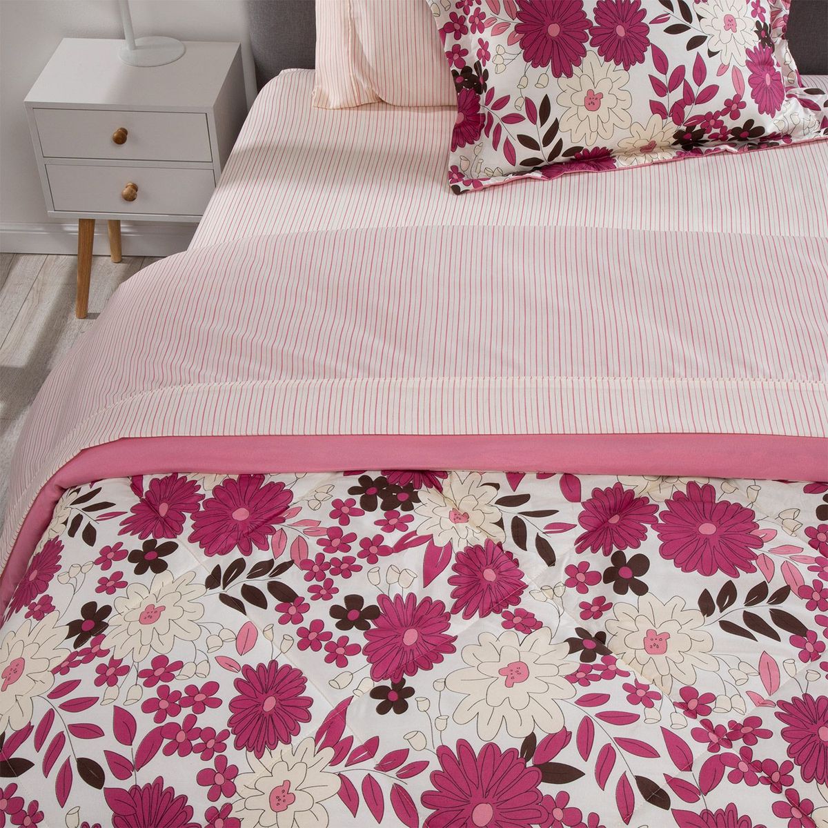 AMBIENTA - Edredón + Juego de Sábanas Fini Ambienta