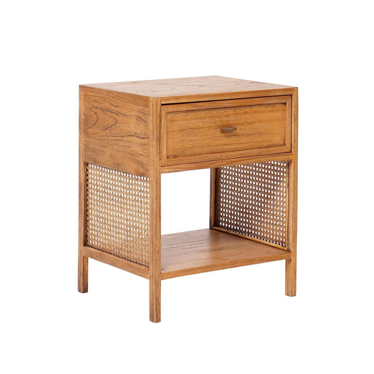 BASEMENT HOME - Velador Holden Natural 1 Cajón