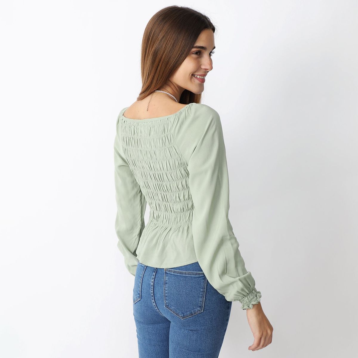 AMERICAN ABBEY - Blusa Manga Larga Mujer American Abbey