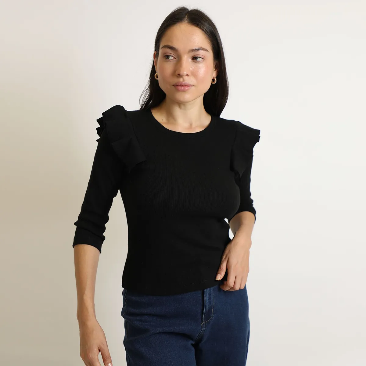 UNIVERSITY CLUB - Jean Wide Leg Tiro Alto Mujer University Club