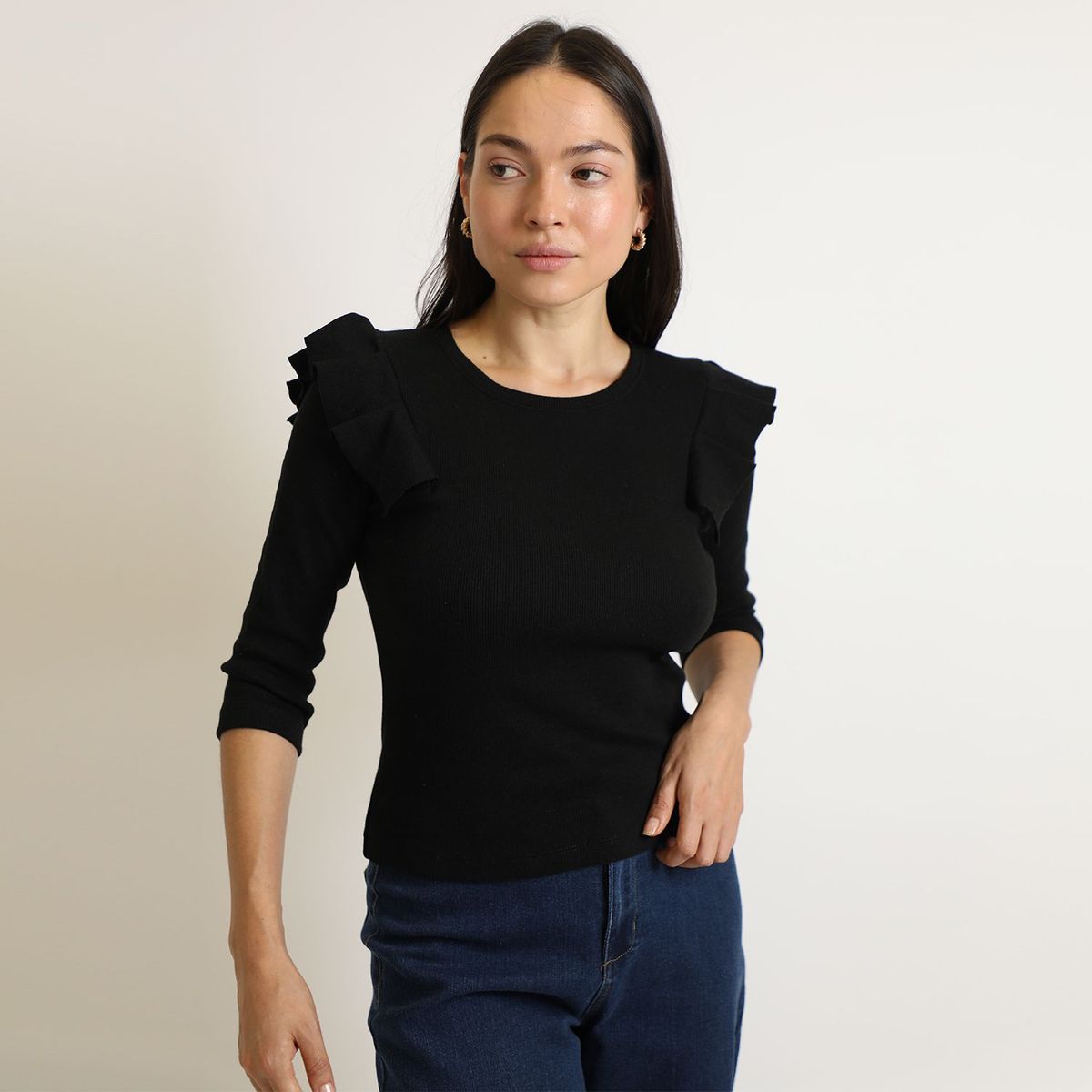 UNIVERSITY CLUB - Jean Wide Leg Tiro Alto Mujer University Club