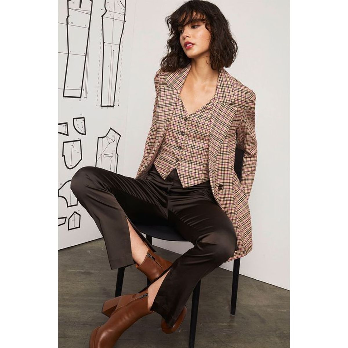 BASEMENT - Blazer Manga Cero Mujer Basement