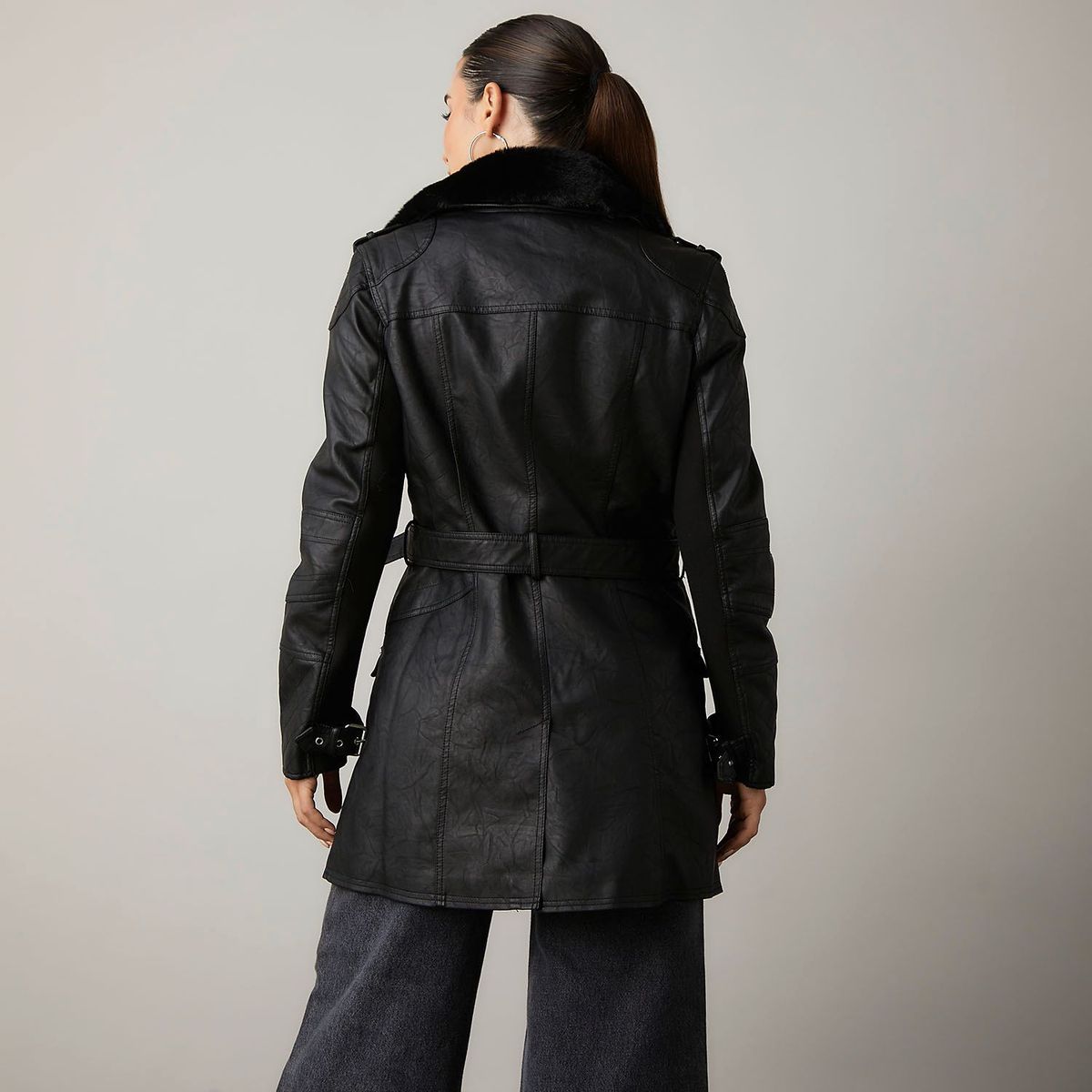 MOSSIMO - Abrigo Con Chiporro Mujer Mossimo