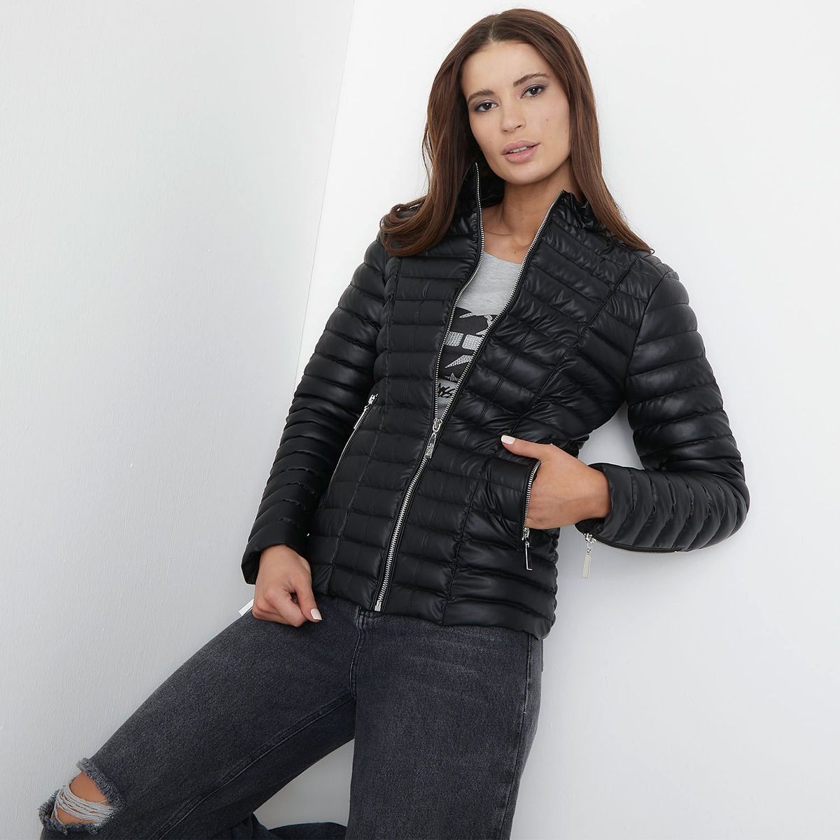 MOSSIMO - Casaca Casual Mujer Mossimo