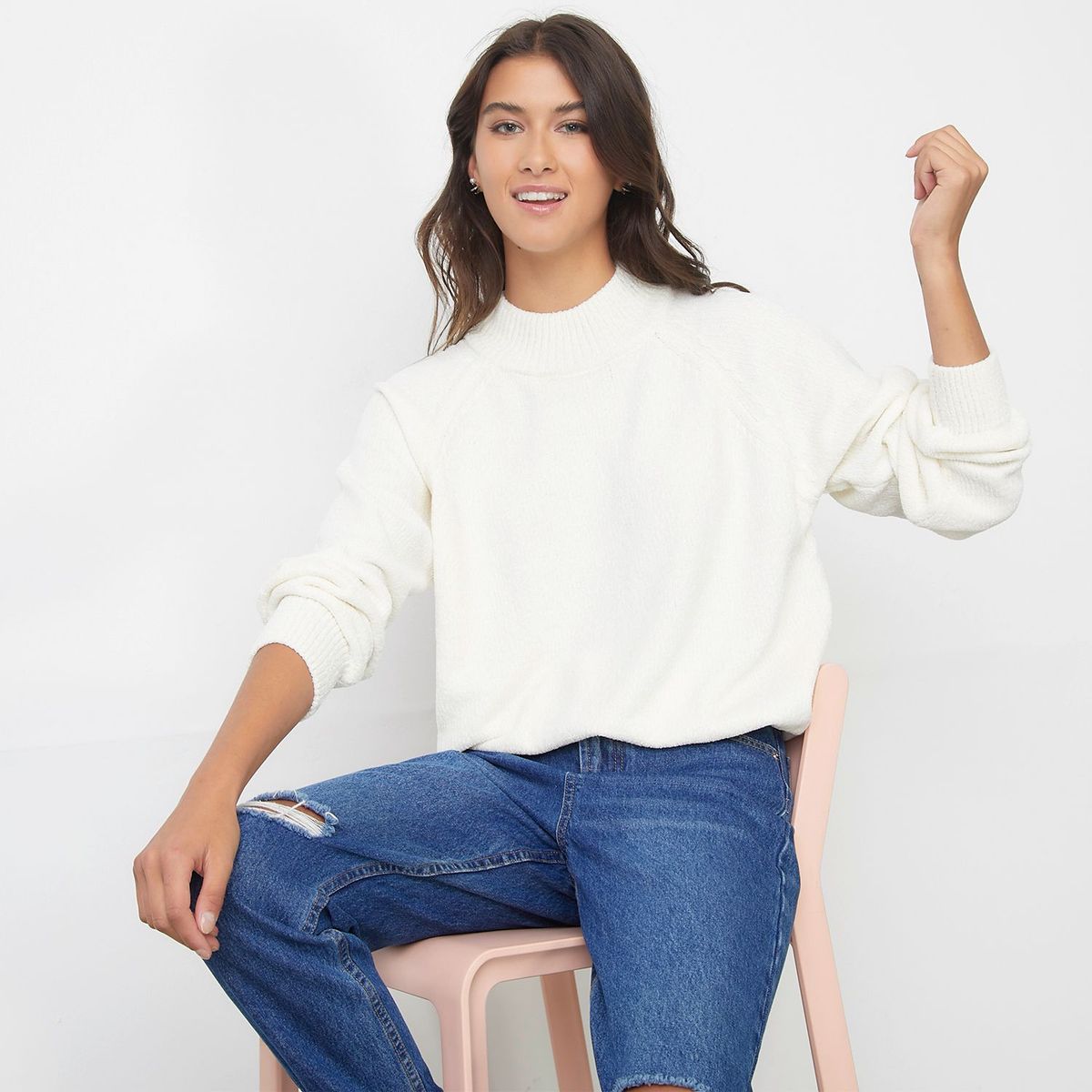 SYBILLA - Chompa Casual Mujer Sybilla