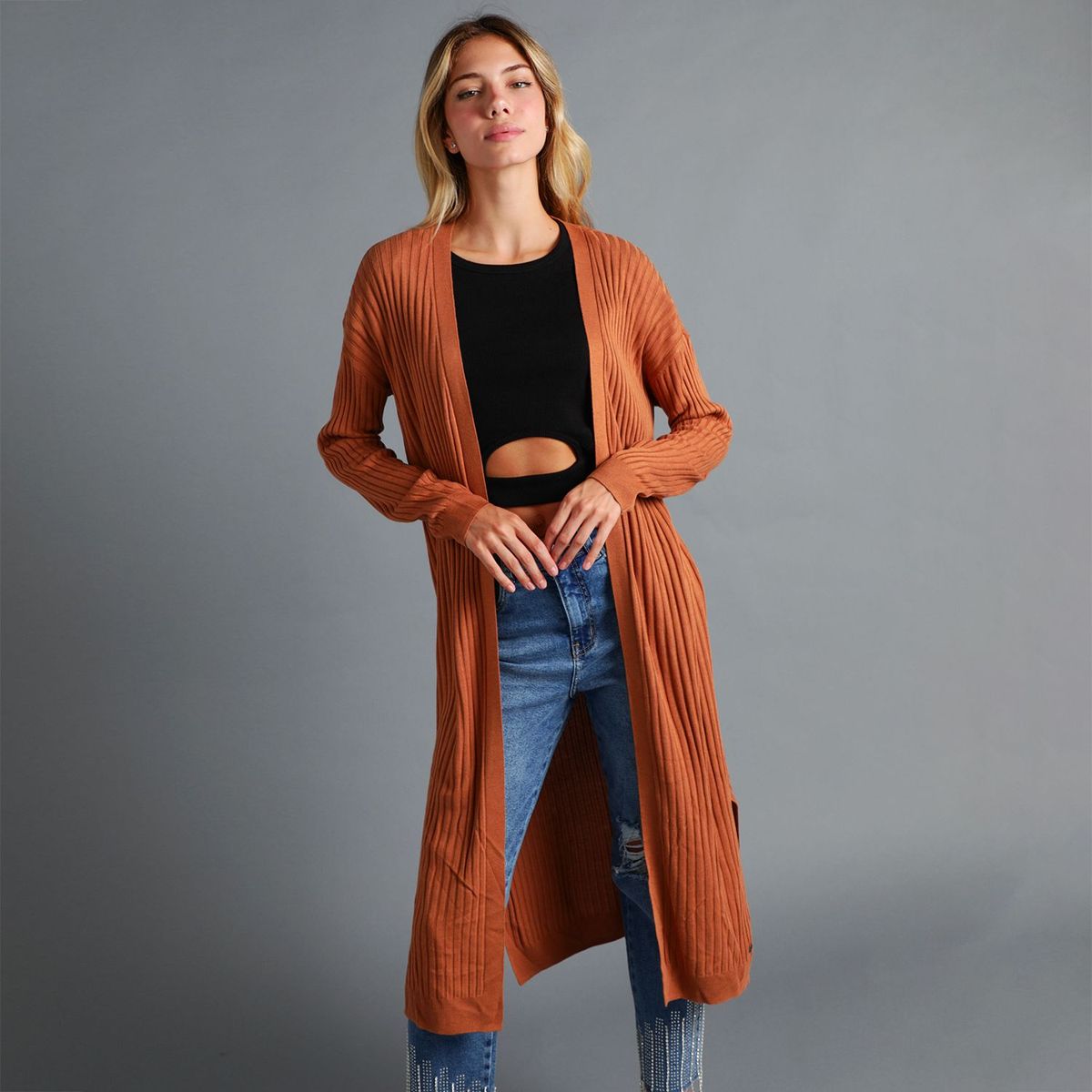 DENIMLAB - Cárdigan Casual Mujer Denimlab