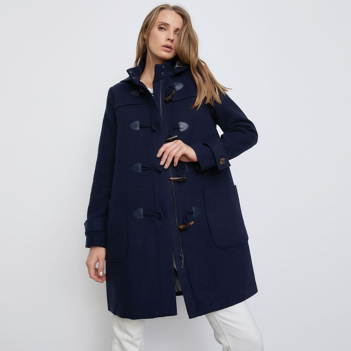 ELLE - Abrigo Casual Mujer Elle