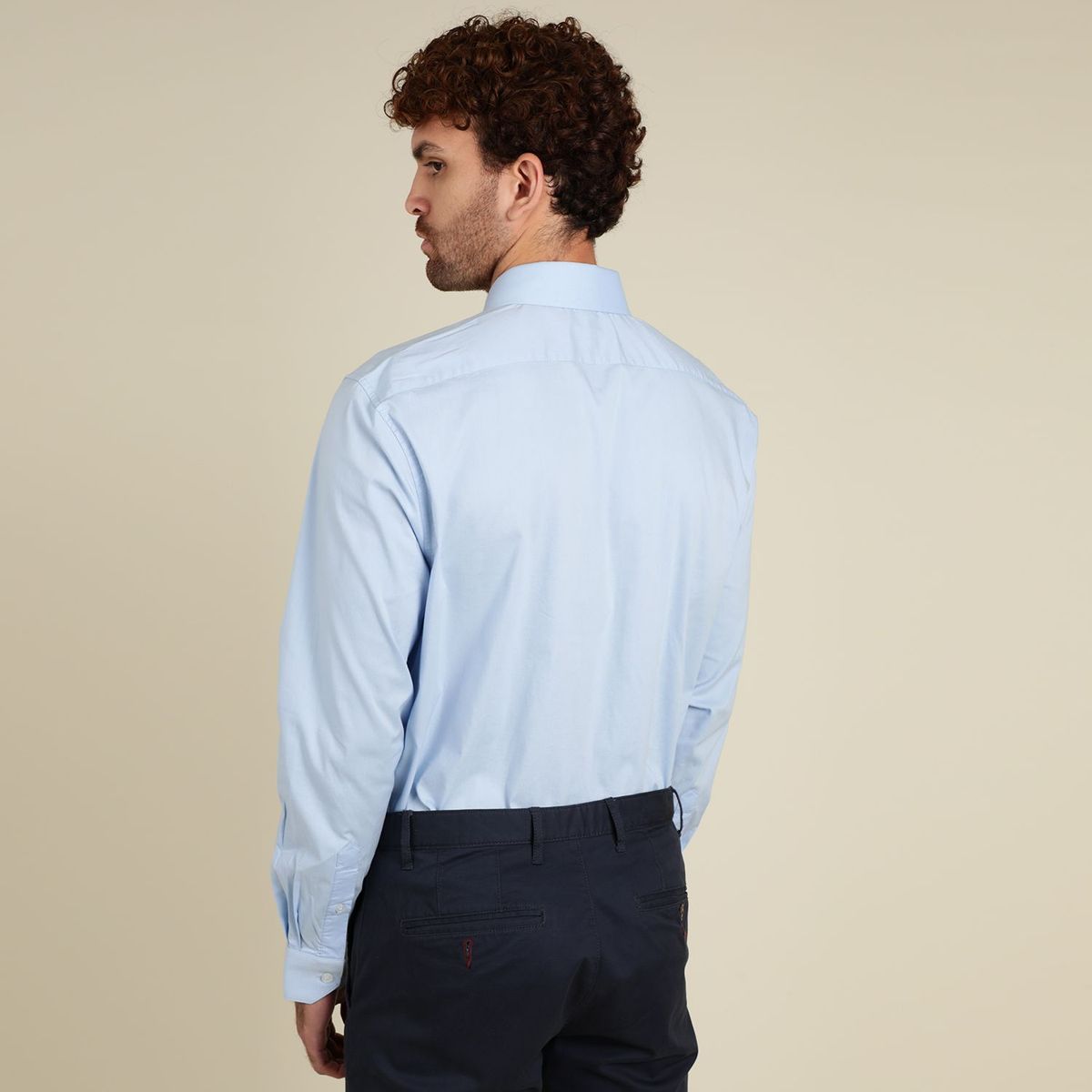 BASEMENT - Camisa Manga Larga Hombre Basement